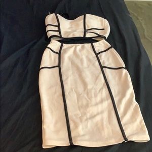 Black and white two piece set